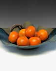 Large Driftwood Ruffle Bowl: Jade/Agate