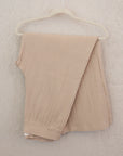 Aura Palazzo Pants - Oatmeal / S-M