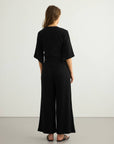 Aura Palazzo Pants - Black: Black / M-L