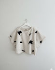 Fall oat linen top: S