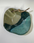 Small Driftwood Ruffle Bowl: Combo (Jade & Agate)