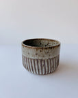 Carved  Salt Bowl and Spoon   