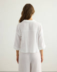 Aura Mini Shirt - White: White / M-L