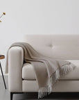 100% Baby Alpaca Throw - Hazelnut