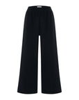 Aura Palazzo Pants - Black: Black / M-L