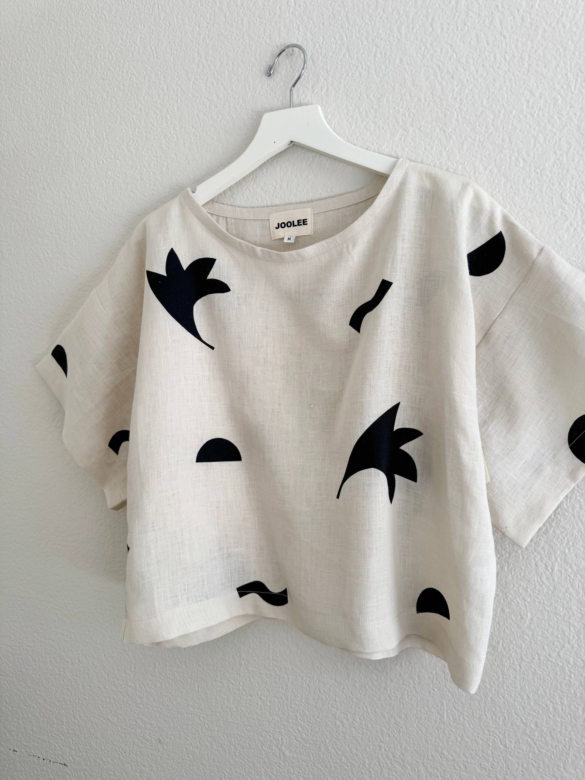 Fall oat linen top: L