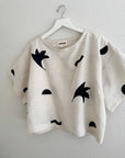 Fall oat linen top: M