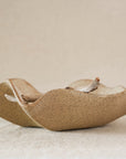Small Driftwood Ruffle Bowl: Cream